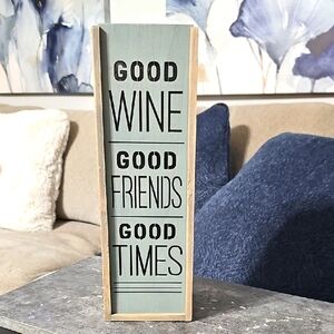 Chic Wooden Sign with Uplifting Message